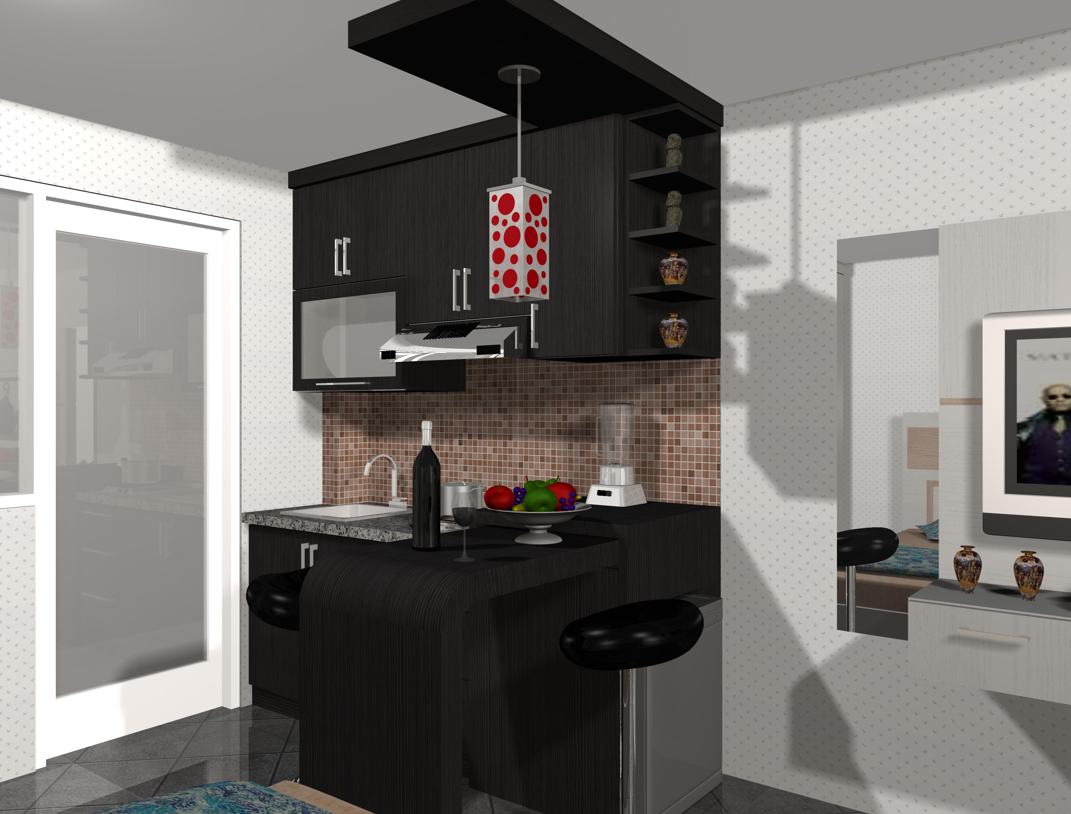 contoh desain project interior furniture apartemen